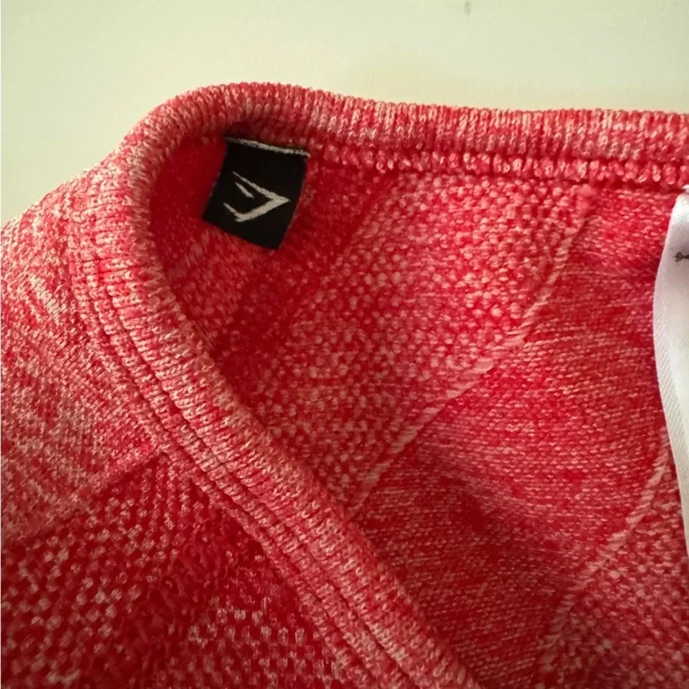 GYMSHARK FLEX SPORTS LONG SLEEVE CROP TOP Women’s size Small - Picture 8 of 9